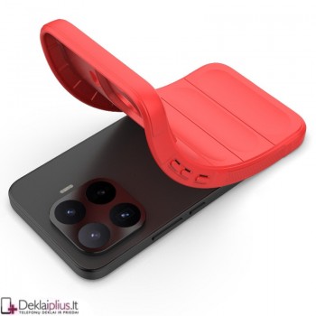 Magic Shield guminis dėklas - raudonas (Xiaomi 17T Pro) Magic Shield guminis dėklas - raudonas (Xiaomi 17T Pro)